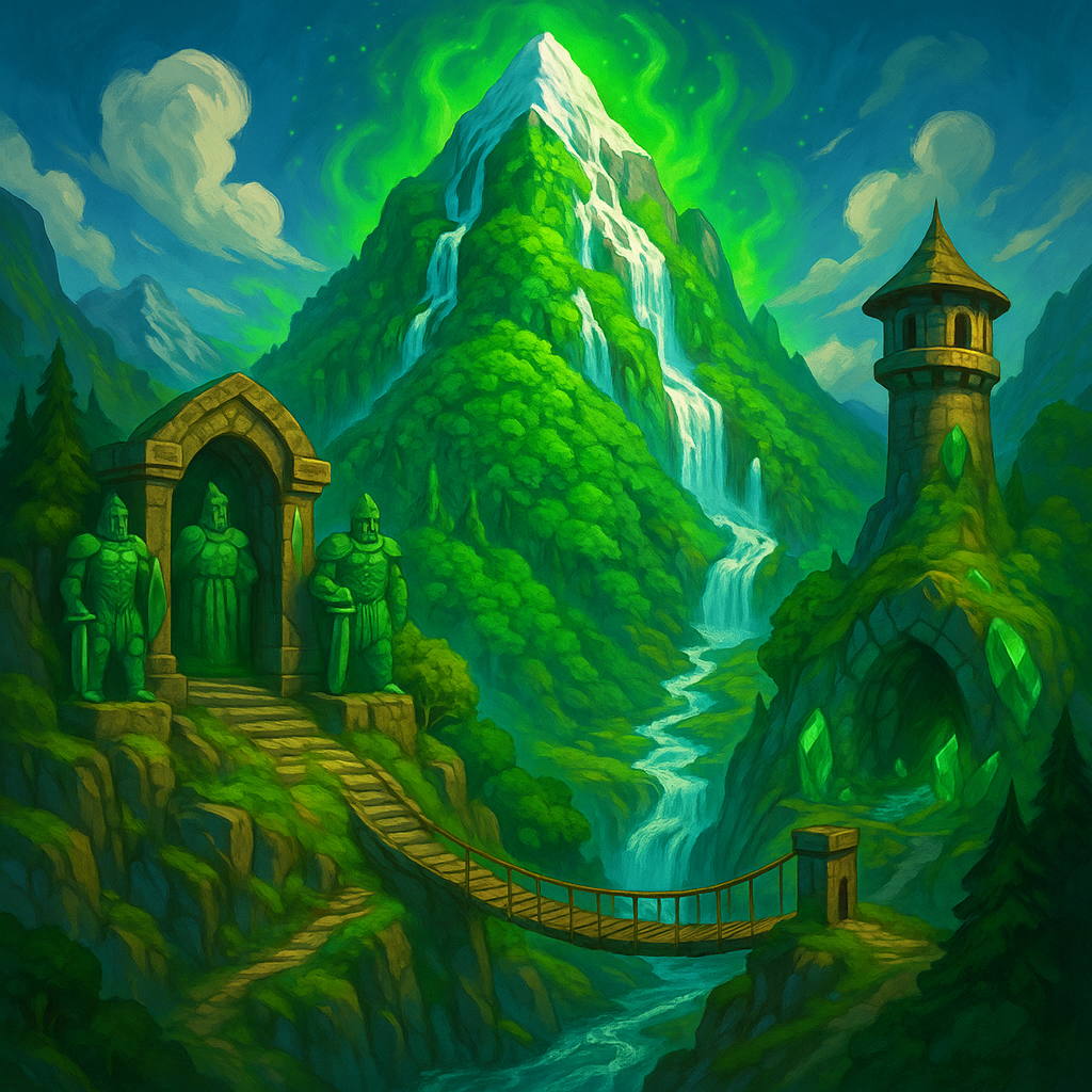 Vue de montagne de l'emeraude Éternelle - Montagne