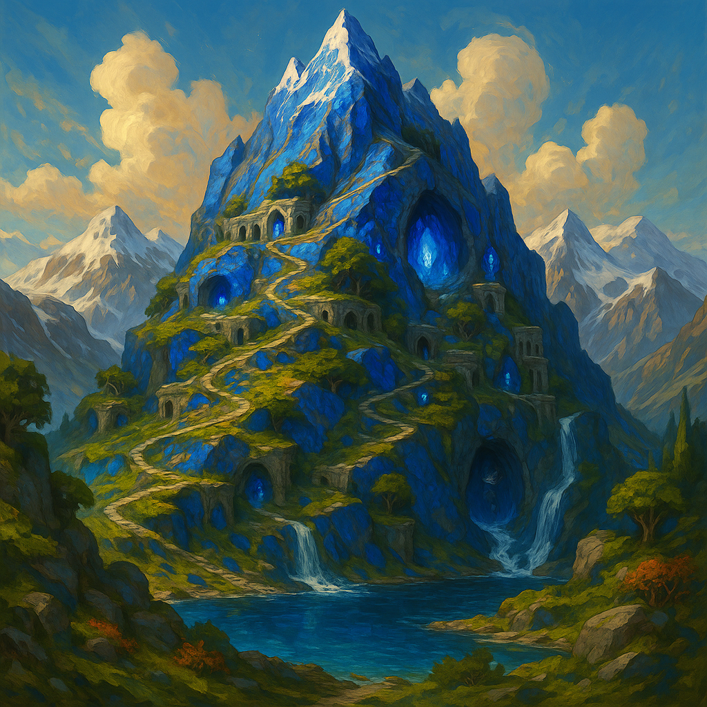 Vue de Montagne de Lapis-lasuli - Montagne