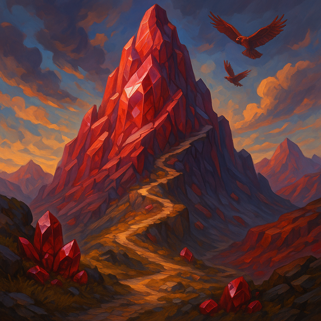 Vue de montagne de rubis - Montagne