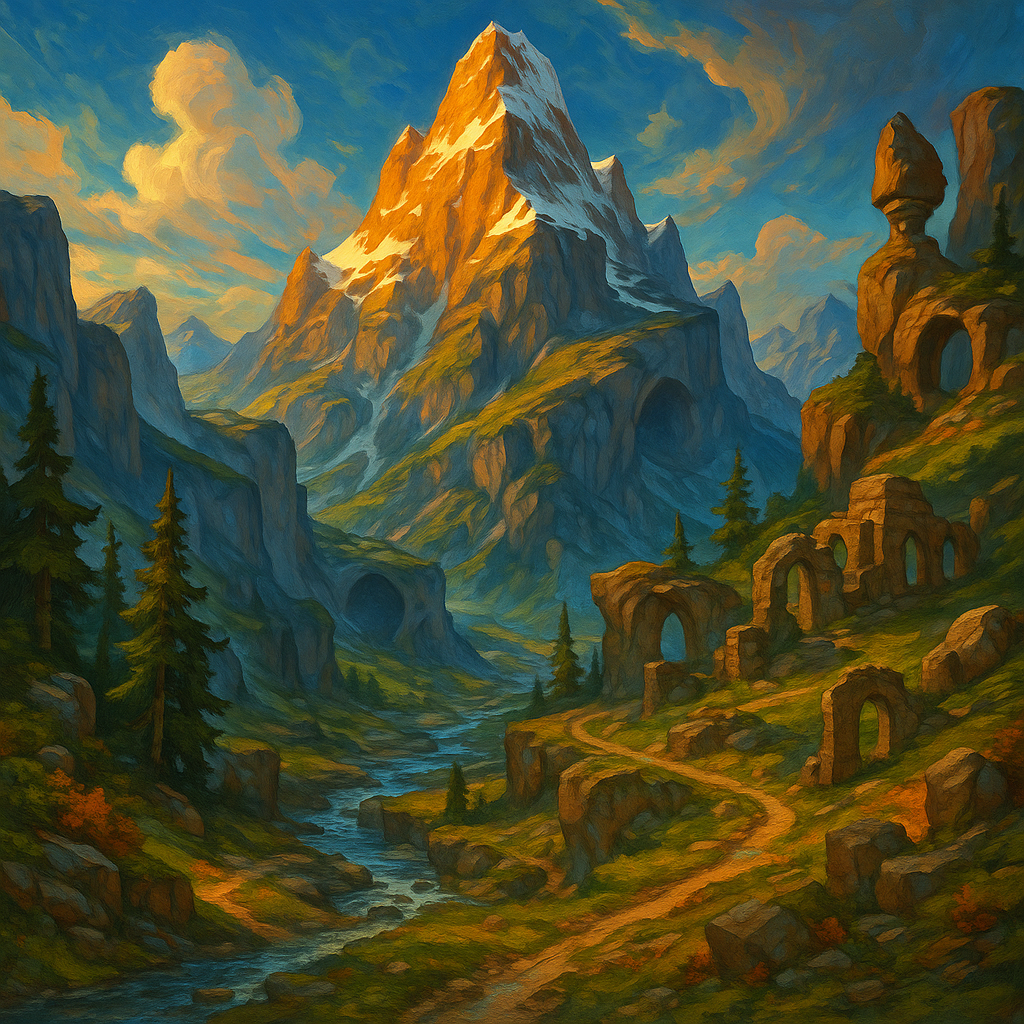 Vue de Montagne de l'Astre d'Ambre - Montagne