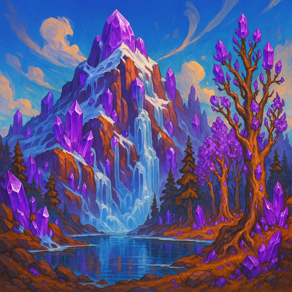 Vue de le pic de l'améthyste - Montagne