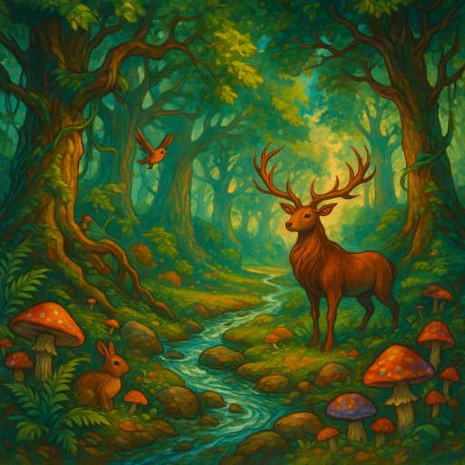 Vue de Le chemin des sages - Forêt