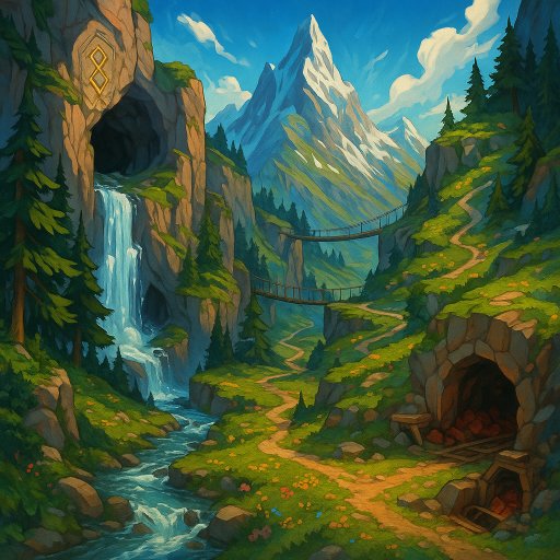 Vue de Montagnes runaires - Montagne