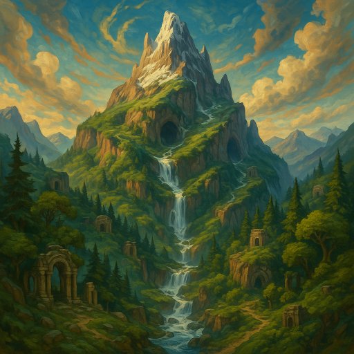 Vue de Le pic du dragon - Montagne