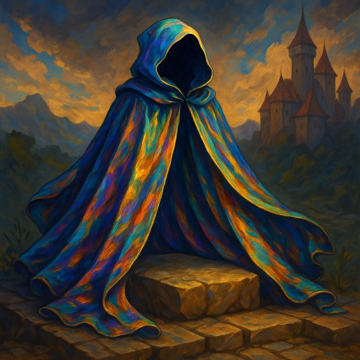 Illustration de cape d'invisibilité - Cape