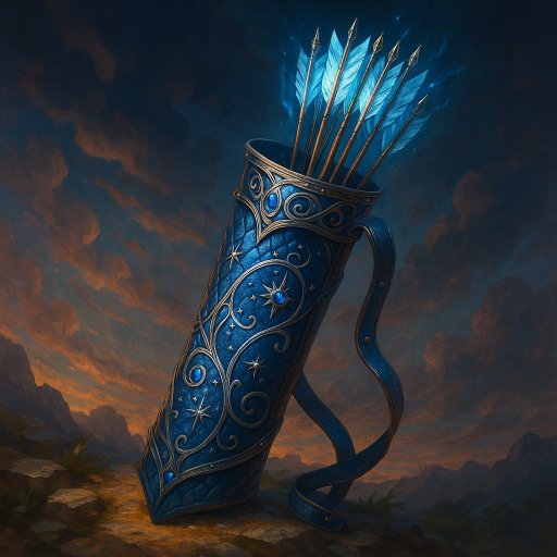 Illustration de carquois de l'archer céleste - Carquois