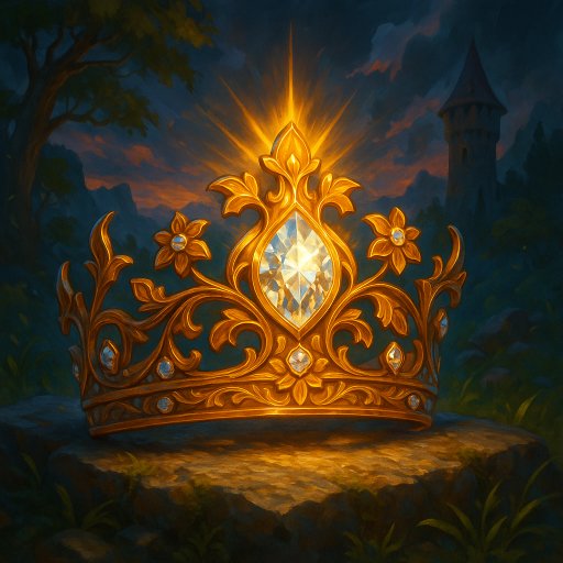 Illustration de diadème de lumière - Diadème