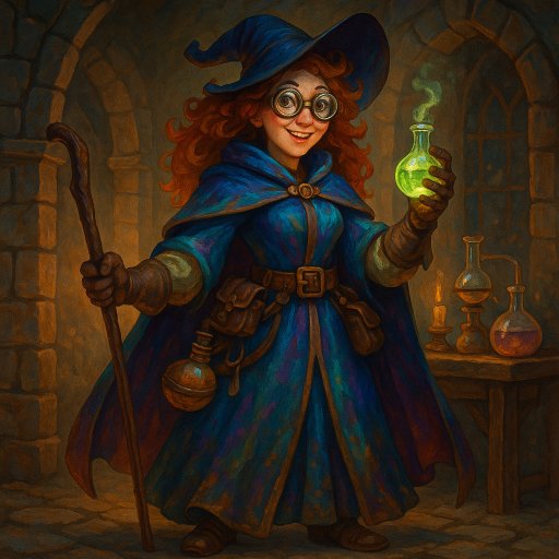 Portrait de Alyssia - Alchimiste