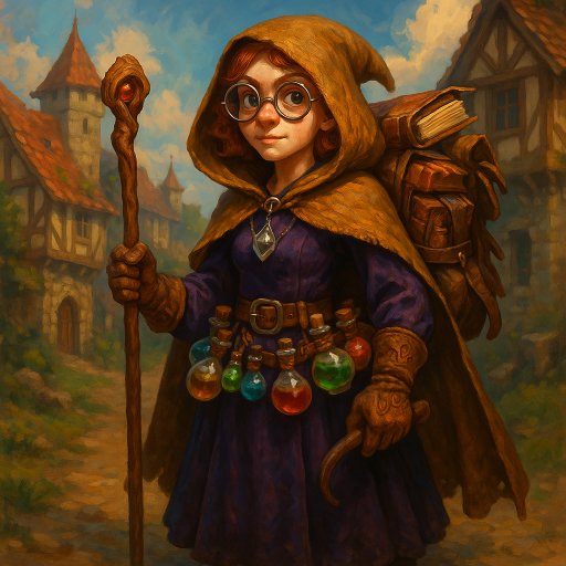 Portrait de Aelis - Alchimiste