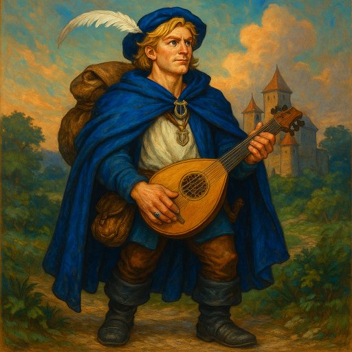 Portrait de Léolin - Barde