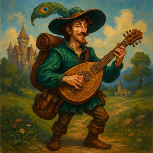 Portrait de Elyan - Barde