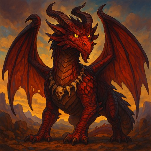 Portrait de Drakkar - Dragon