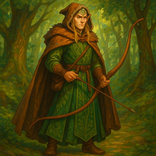 Portrait de Eledrin - Elfe