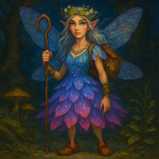 Portrait de Hortensia - Fée