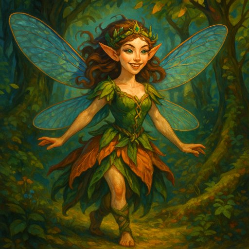 Portrait de Jacynthe - Fée