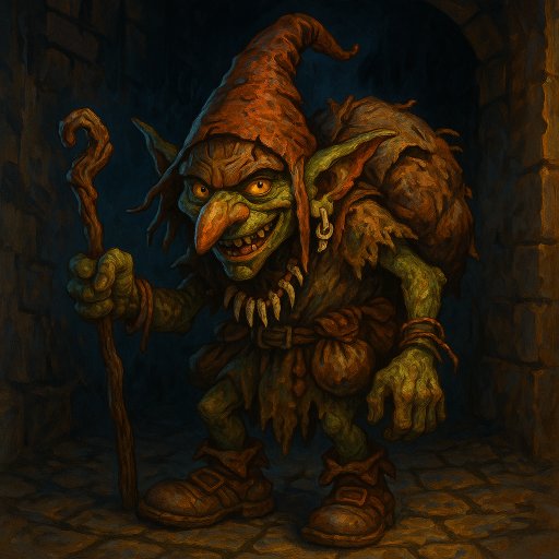 Portrait de Gribouille le Gobelin - Gobelin