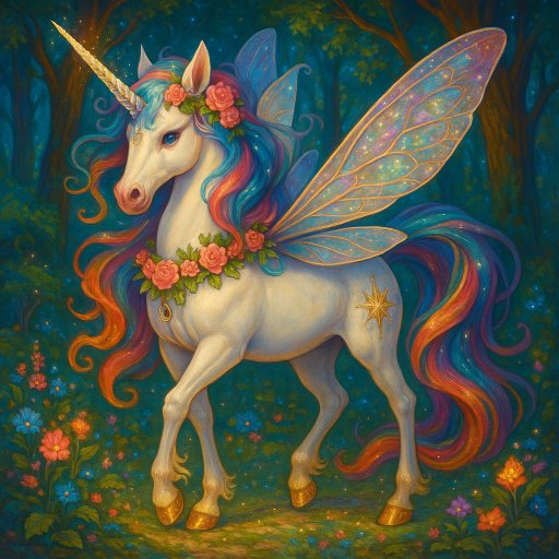 Portrait de Licorne des Fées - Licorne