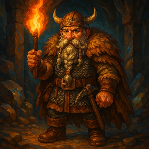 Portrait de Thorgar le Voyageur - Nain