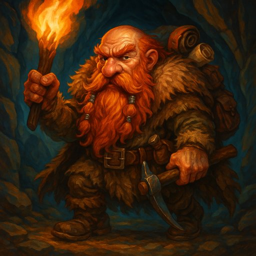 Portrait de Borin le Baroudeur - Nain