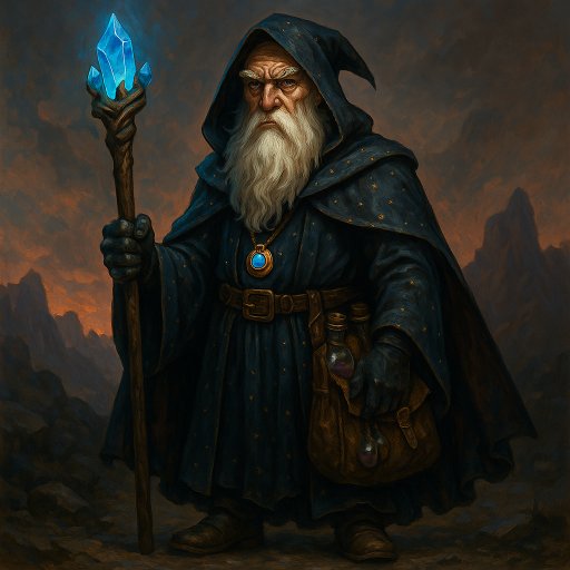 Portrait de Morgoth - Sorcier