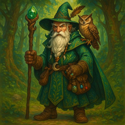 Portrait de Eldrin - Sorcier