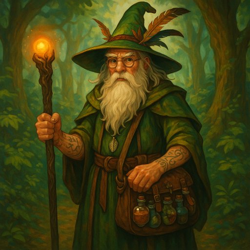 Portrait de Alberon - Sorcier