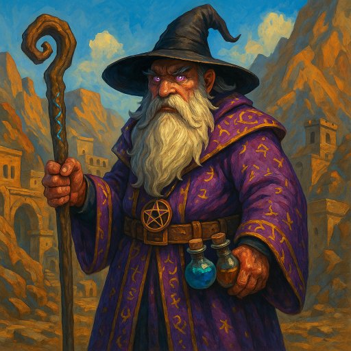 Portrait de Eldran - Sorcier