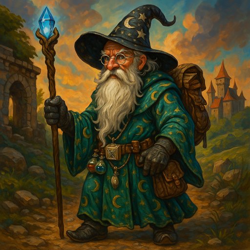 Portrait de Alaric - Sorcier