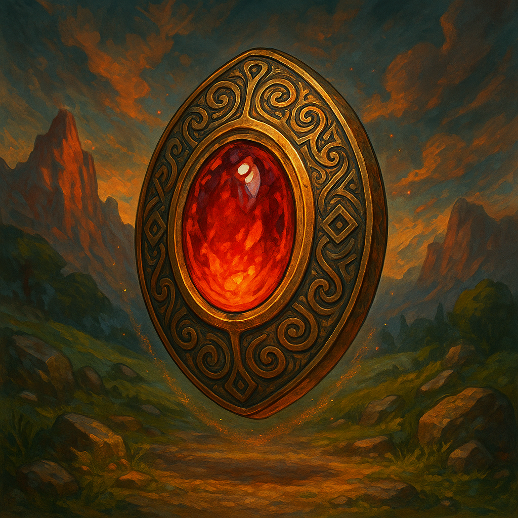 Illustration de amulette de l'oracle - Amulette