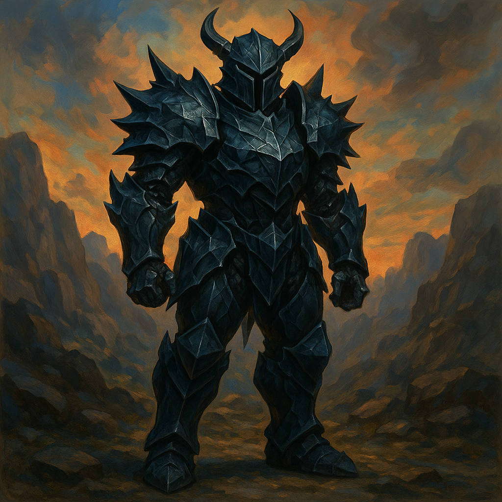 Illustration de Armure Onyx - Armure