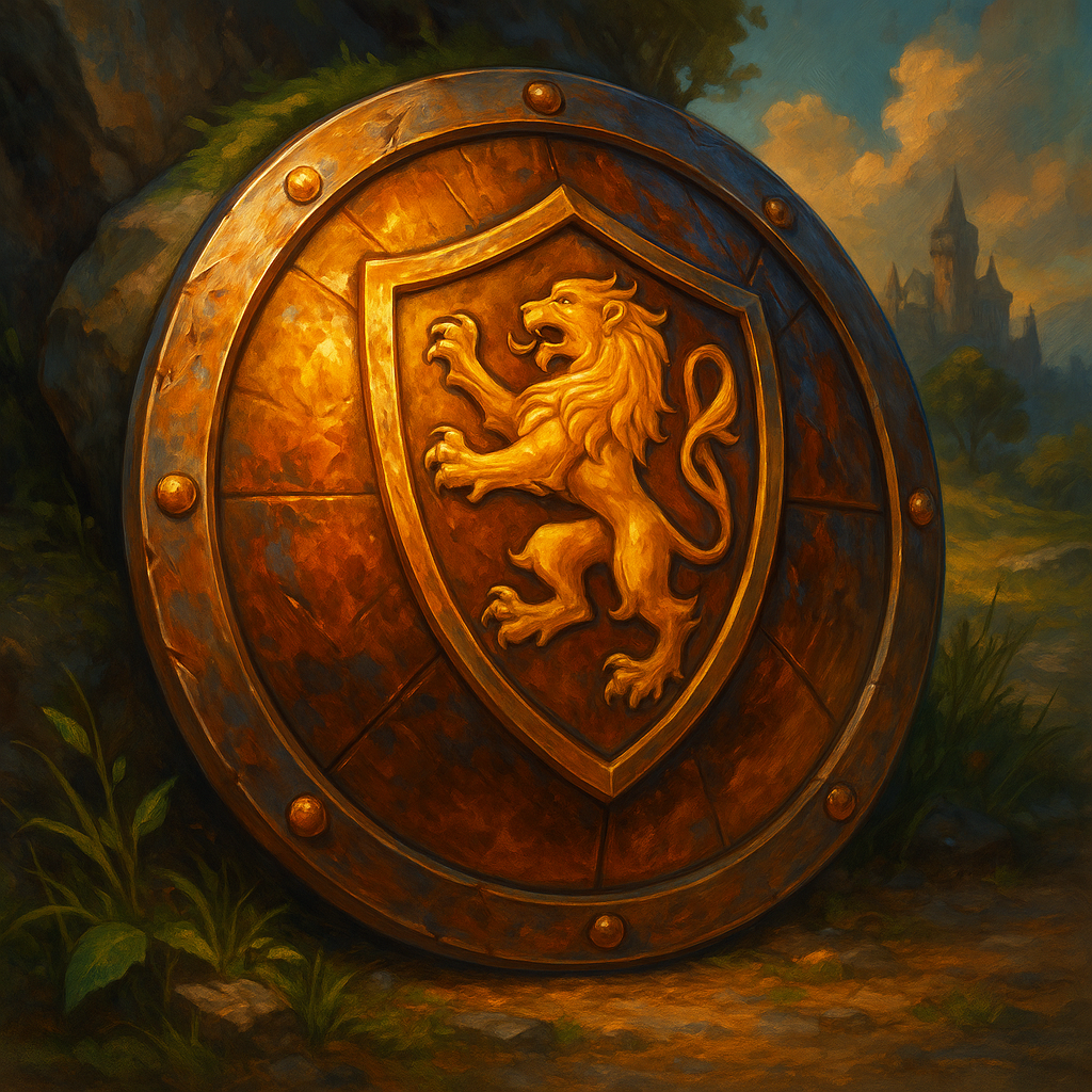Illustration de bouclier de la faction ambre - Bouclier