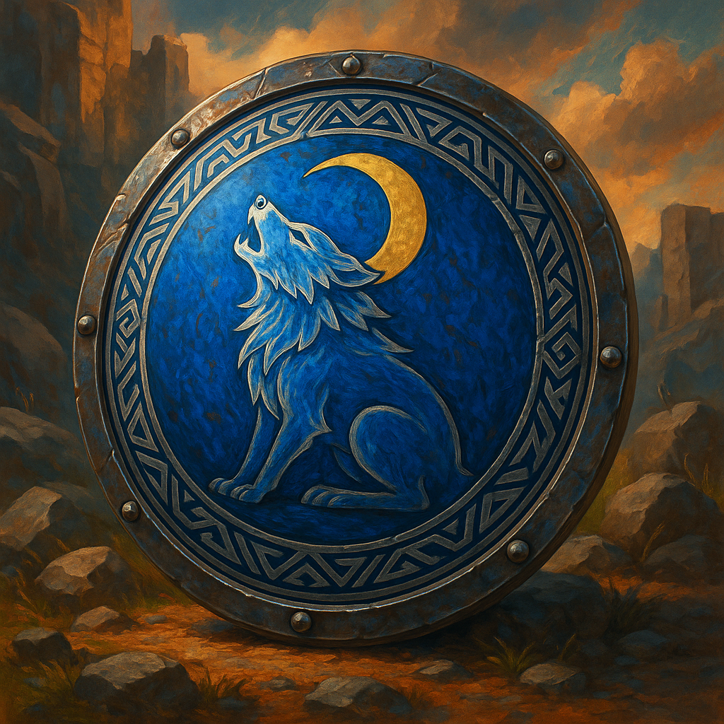 Illustration de bouclier de la faction lapis lazuli - Bouclier