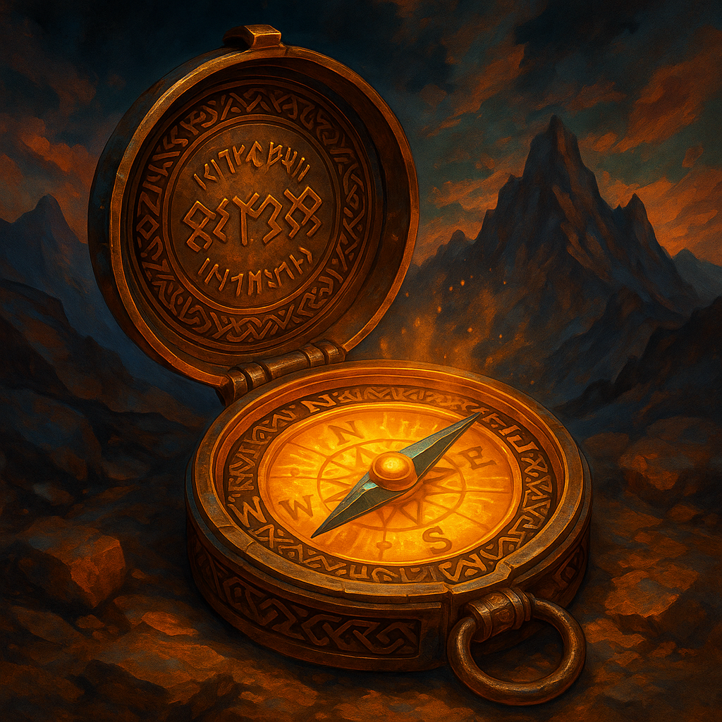 Illustration de Boussole des entrailles - Boussole