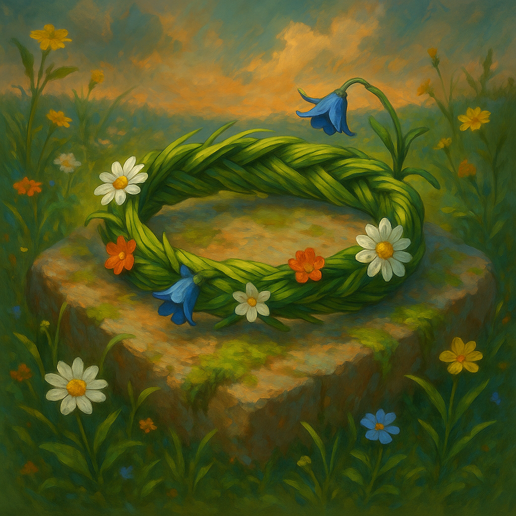 Illustration de Bracelet de Brins d'Herbe de la Fée - Bracelet