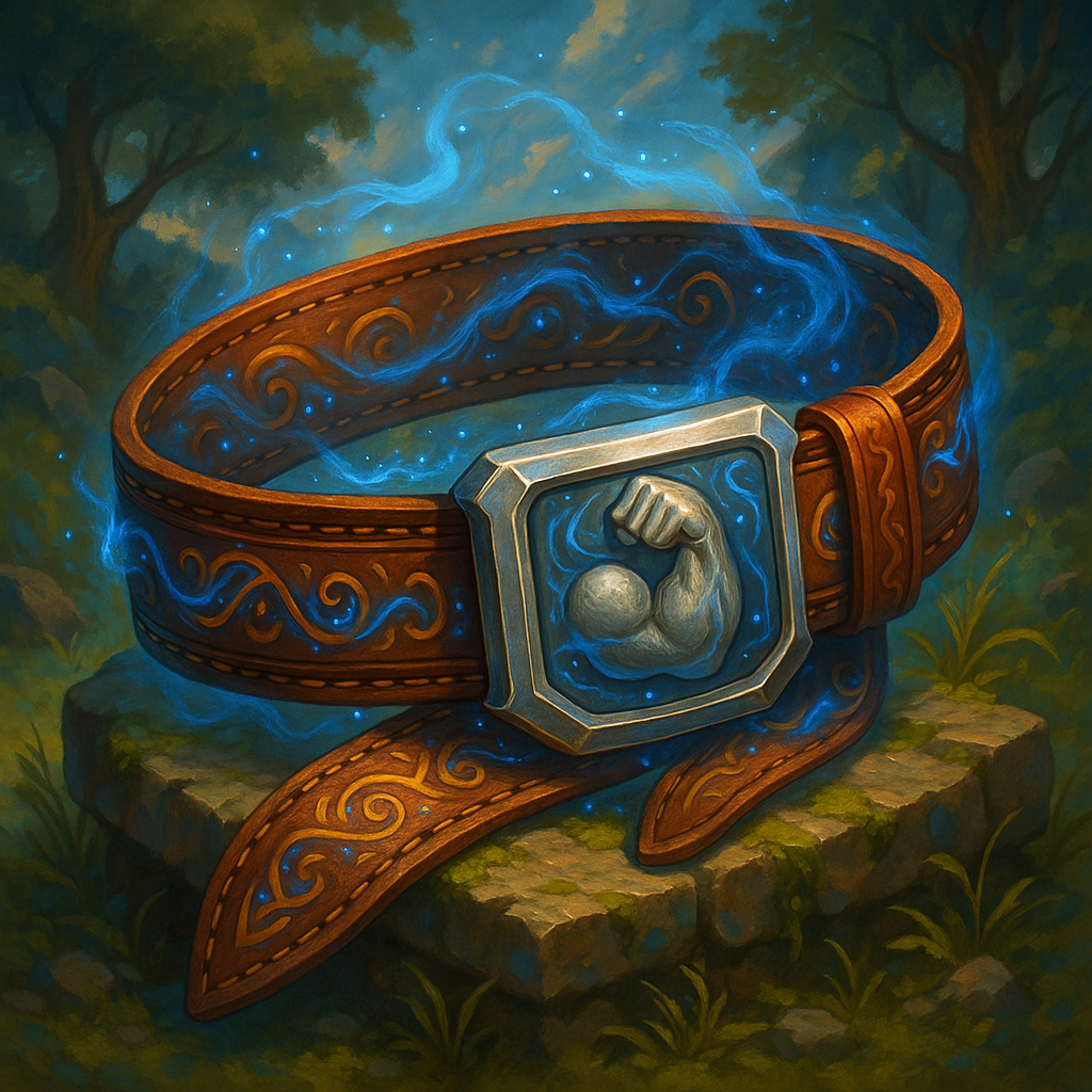 Illustration de Ceinture de Force Enchantée - Ceinture
