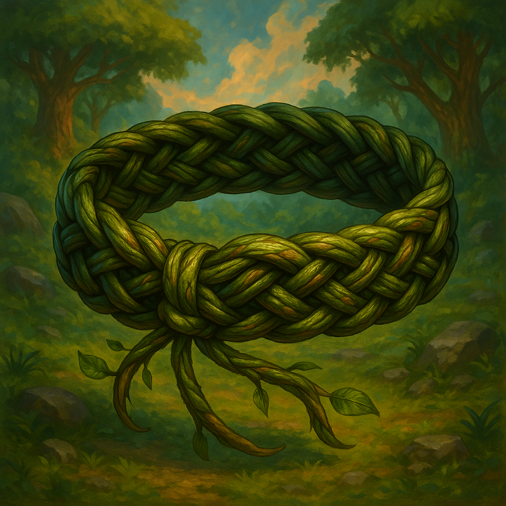 Illustration de Ceinture en Lianes Tressées - Ceinture