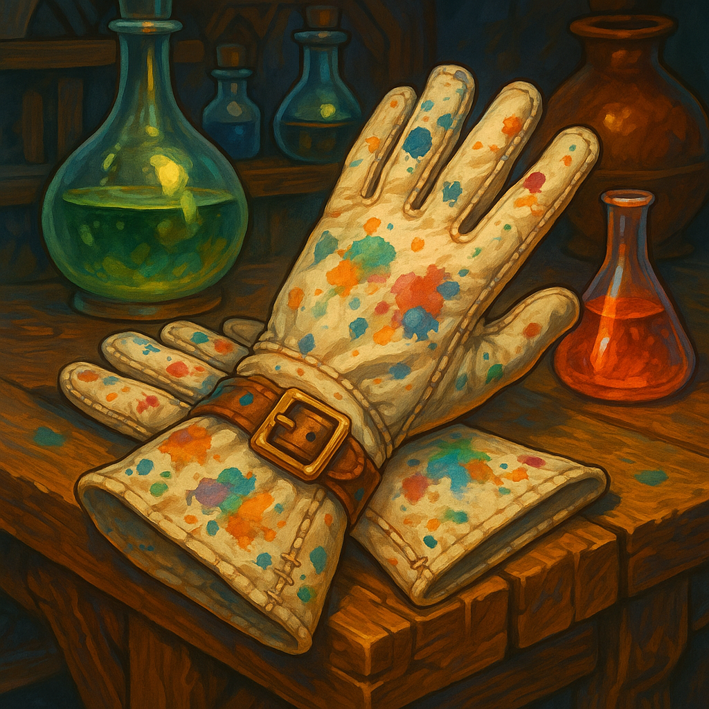 Illustration de Gants du Maître Alchimiste - Gants