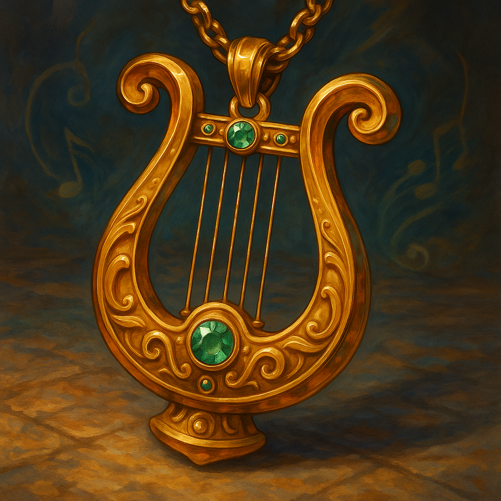 Illustration de Pendentif de la Lyre - Pendentif