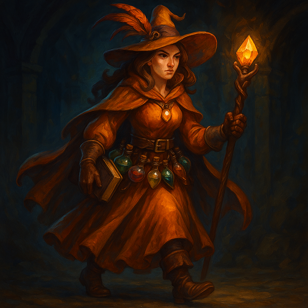 Portrait de Amberia - Alchimiste