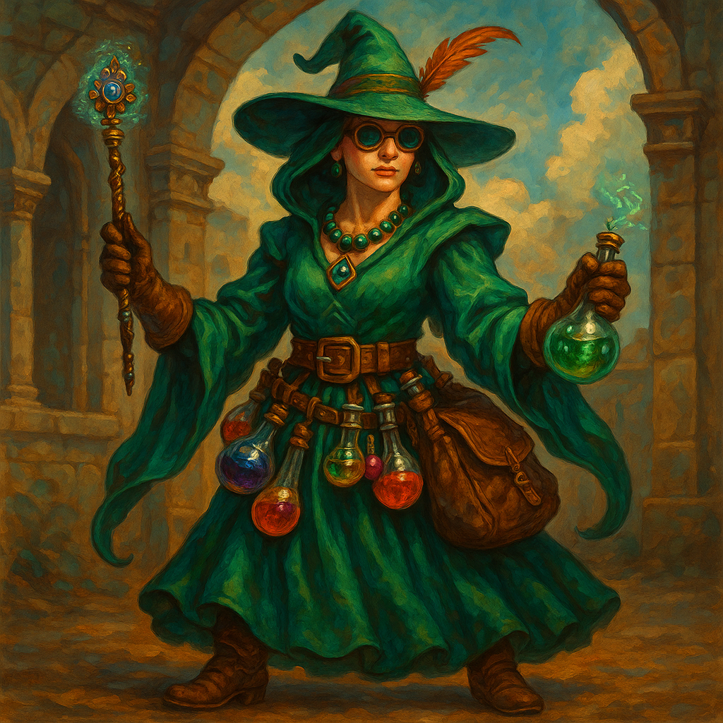 Portrait de Emeraude L'Alchimiste - Alchimiste